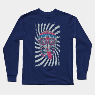 Hypnotic Skull Long Sleeve T-Shirt